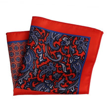 Load image into Gallery viewer, Floral Designed Luxury Handkerchieves