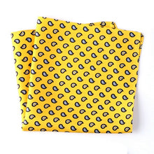 Load image into Gallery viewer, Paisley Designed Luxury Silk Handkerchieves