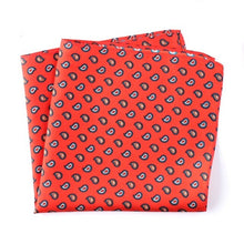 Load image into Gallery viewer, Paisley Designed Luxury Silk Handkerchieves