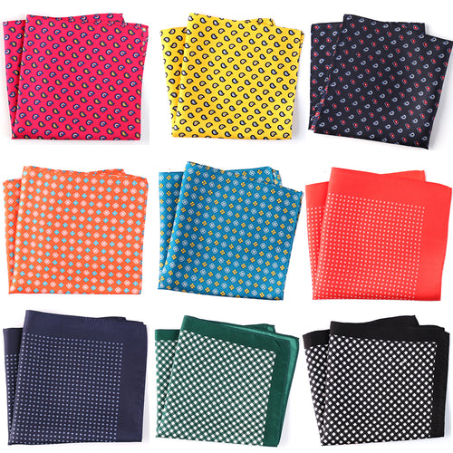 Paisley Designed Luxury Silk Handkerchieves