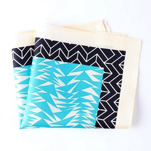 Triangle Designed Luxury Silk Handkerchieves